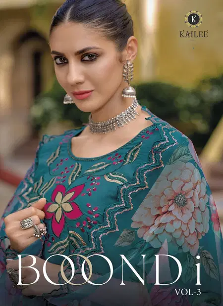 Boondi Vol 3 By Kailee Viscose Silk Kurti With Bottom Dupatta Wholesale Market